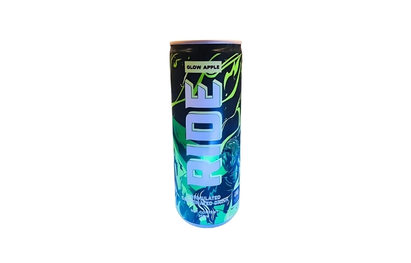 GLOW APPLE RIDE FORMULATED CAFFEINATED DRINK 250ML
