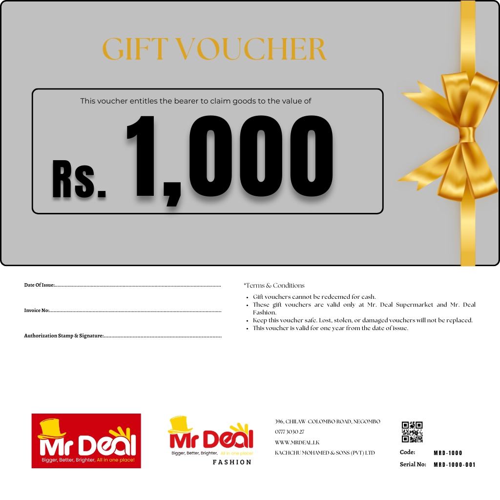 Gift Vouchers Rs. 1 000/-