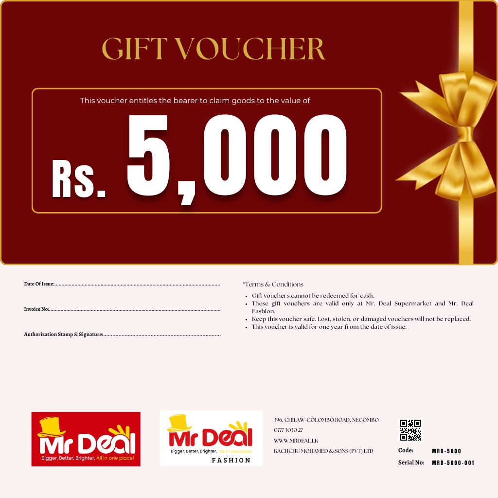 Gift Vouchers Rs. 5 000/-