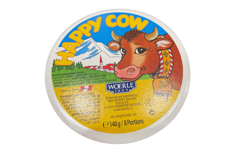 HAPPY COW CHEESE WEDGES CREAM 140G