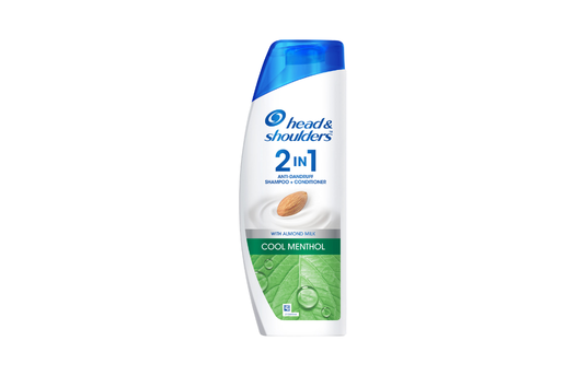 HEAD AND SHOULDERS 2 IN 1 WITH ALMOND MILK COOL MENTHOL 340ML