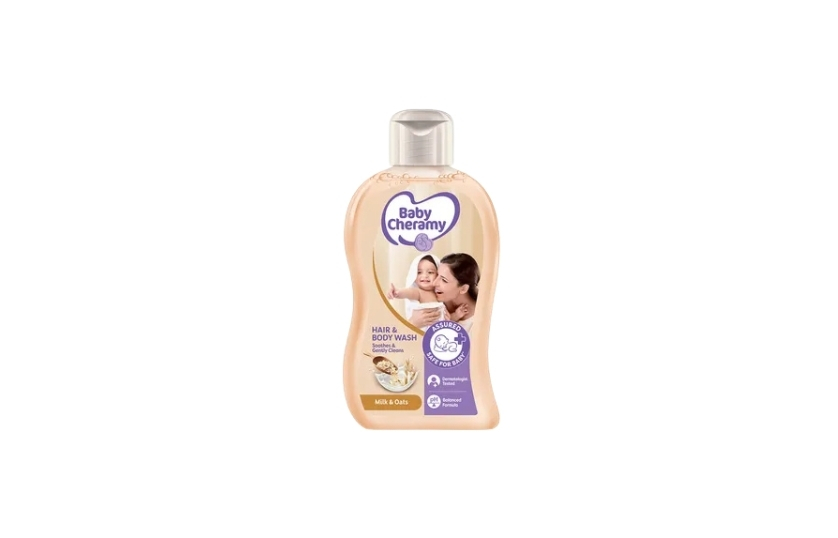 BABY CHERAMY BABY HAIR & GENTLY CLEAN BODY WASH 200ML