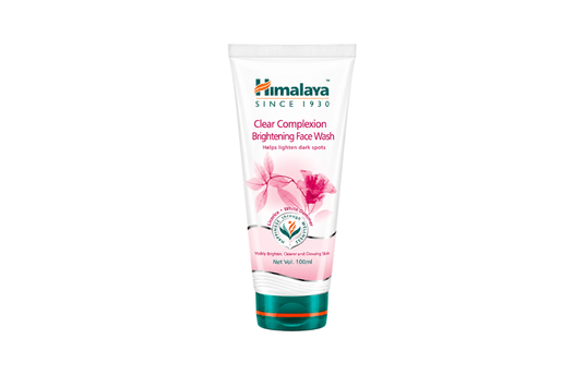 HIMALAYA CLEAR COMPLEXION  BIGHTENING FACEVWASH 100ML
