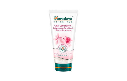 HIMALAYA CLEAR COMPLEXION  BIGHTENING FACEVWASH  50ML