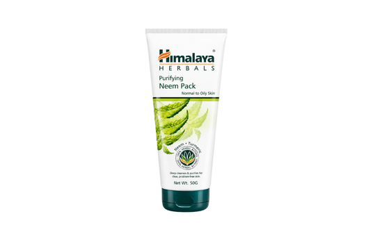 HIMALAYA HERBALS NEEM FACE PACK NORMAL TO OILY SKIN 50ML
