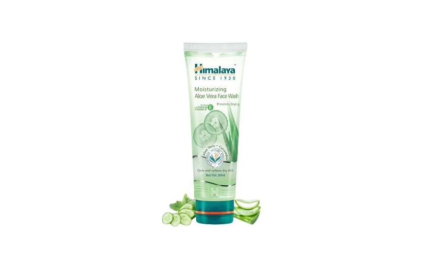 HIMALAYA MOISTURIZING ALOE VERA FACE WASH 50ML
