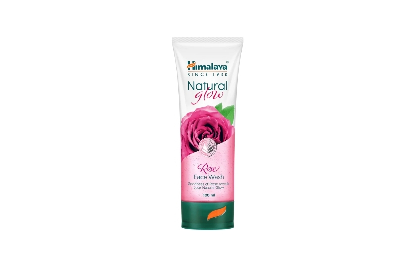 HIMALAYA NATURAL GLOW ROSE FACE WASH 50ML