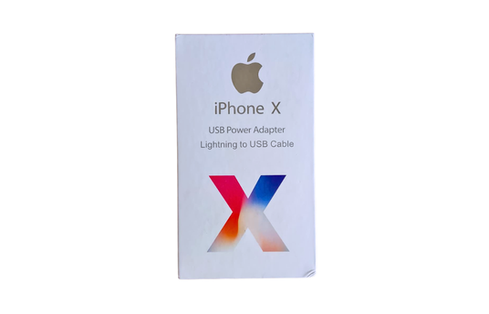 IPHONE X USB POWER ADAPTER LIGHTNING TO USB CABLE 