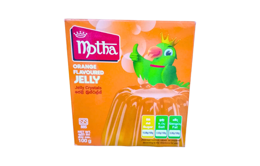 JELLY CRYSTALS ORANGE 100G