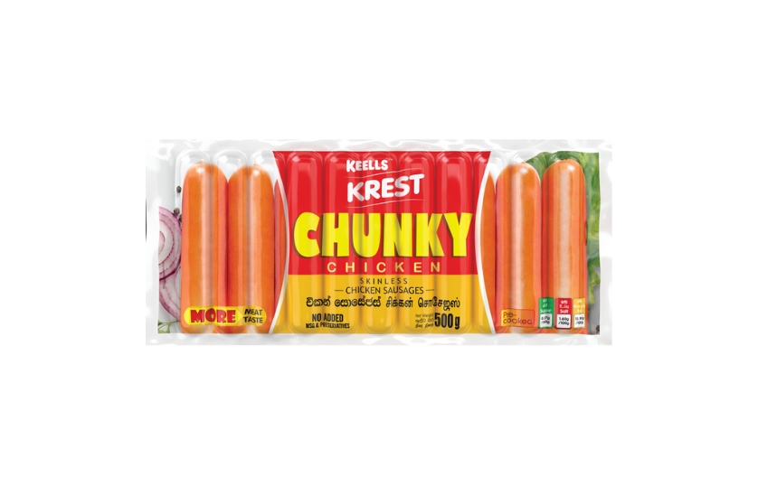 KEELLS CHUNKY CHICKEN 500G 