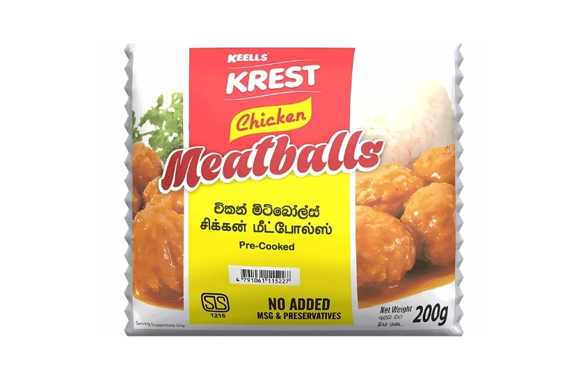 KEELLS KREST CHICKEN MEATBALLS  200G