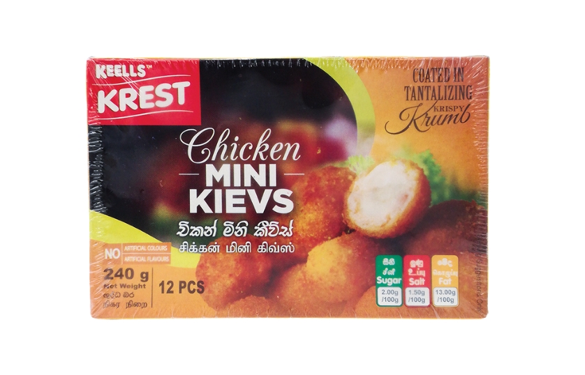 KEELLS KREST CHICKEN MINI KIEVS 240G (12PCS)