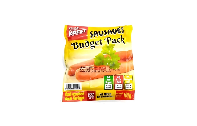 KEELLS KREST SAUSAGES BUDGET PACK 100