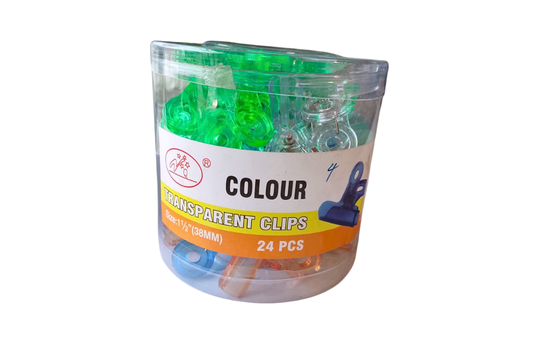 KMS PLASTIC BULDOG CLIP 38MM 