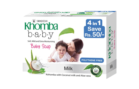 KOHOMBA MILK BABY SOAP 4 IN 1