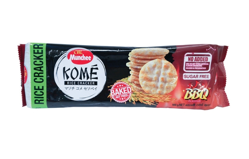 KOME RICE CRACKER BBQ 90G