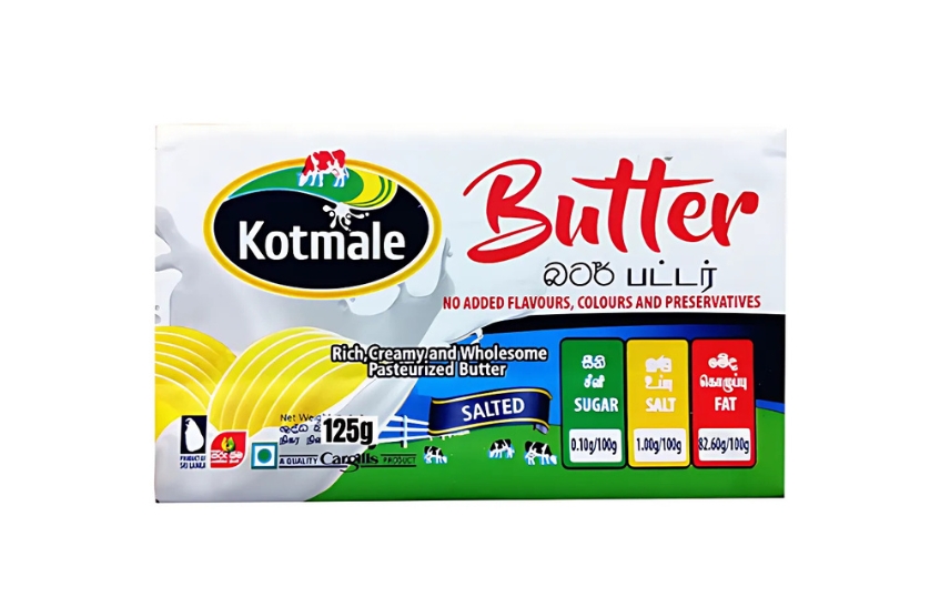 KOTHMALE BUTTER 125G SALTED