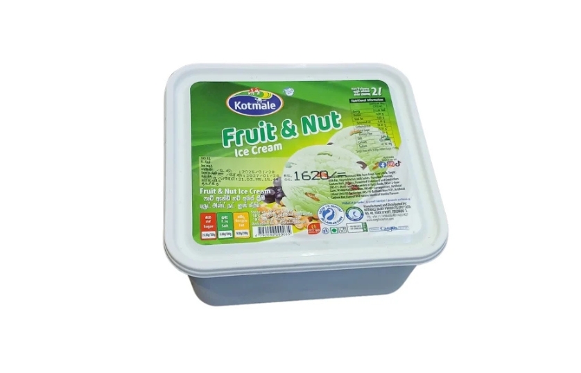 KOTMALE FRUIT & NUT ICE CREAM 2L