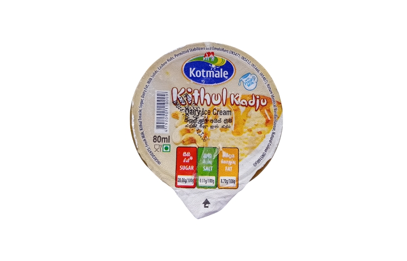 KOTMALE KITHUL KADJU ICE CREAM 80ML