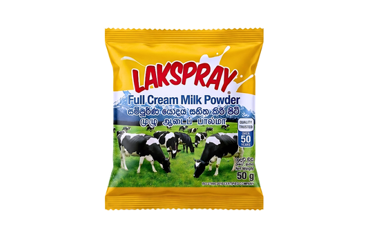 LAKSPRAY FULL CREAM MILK POWDER 50G