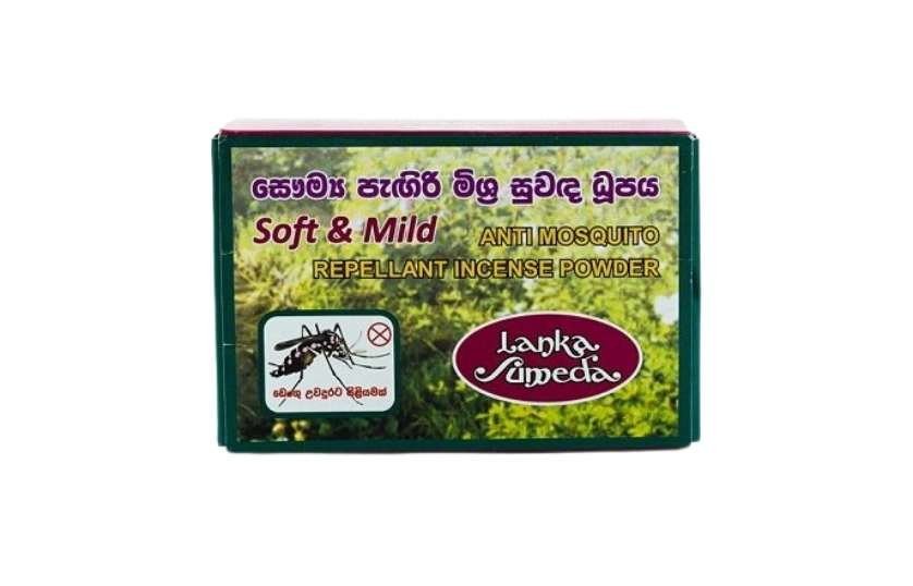 LANKA SUMEDA ANTI MOSQUITO REPELLANT INCENSE POWDER 100G