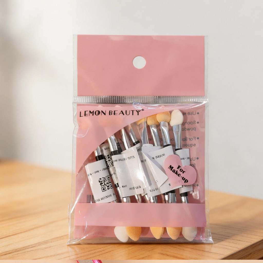LEMON BEUTY EYE SHADOW BRUSH 10 PCS