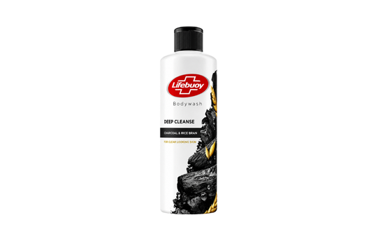 LIFEBUOY DEEP CLEANSE CHARCOAL & RICE BRAN BODY WASH 240ML