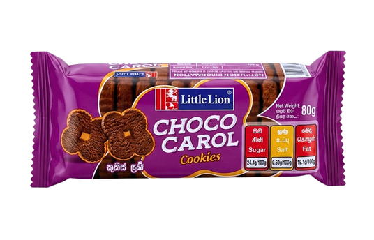 LITTLE LION CHOCO CAROL COOKIE 80G