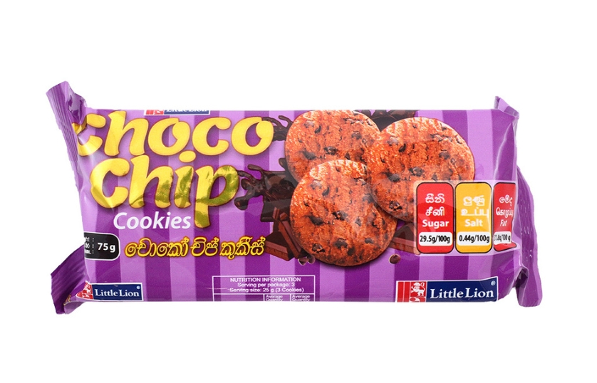 LITTLE LION CHOCO CHIP 75G 