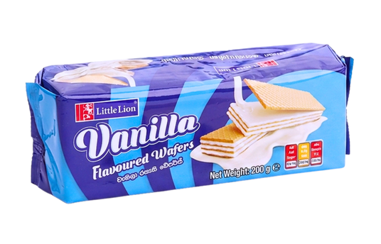 LITTLE LION VANILLA FLAVOURED WAFERS 200G