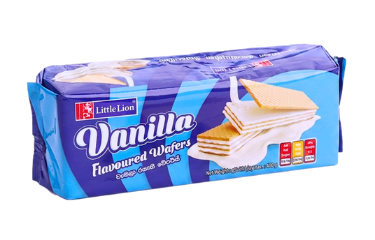LITTLE LION VANILLA FLAVOURED WAFERS 400G