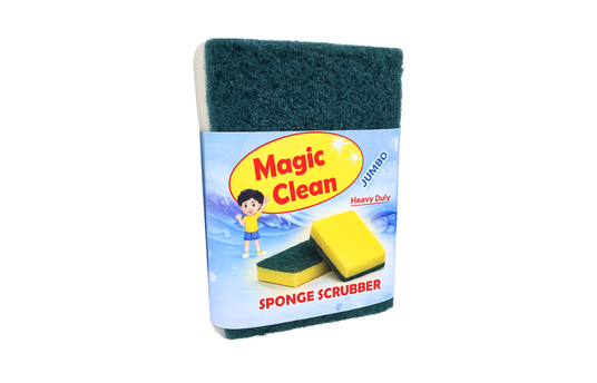 MAGIC CLEAN JUMBO SPONGE SCRUBBER 