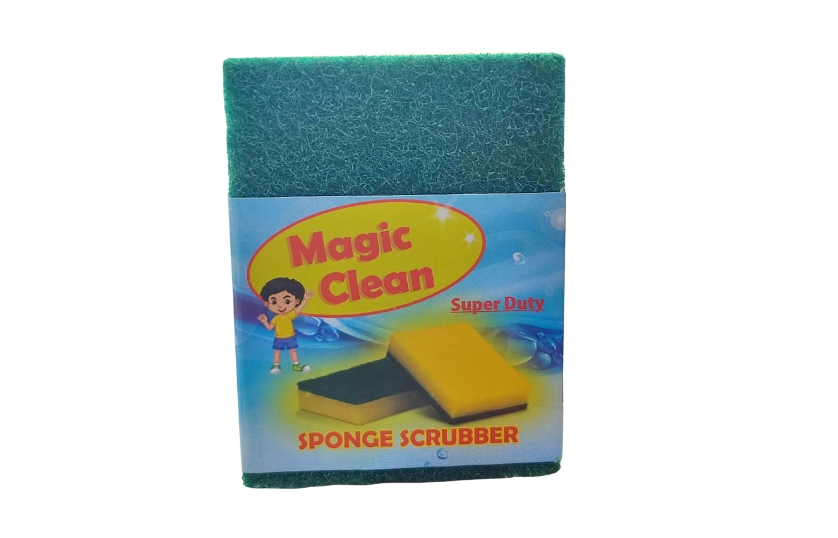 MAGIC CLEAN SPONGE SCRUBBER SUPER DUTY
