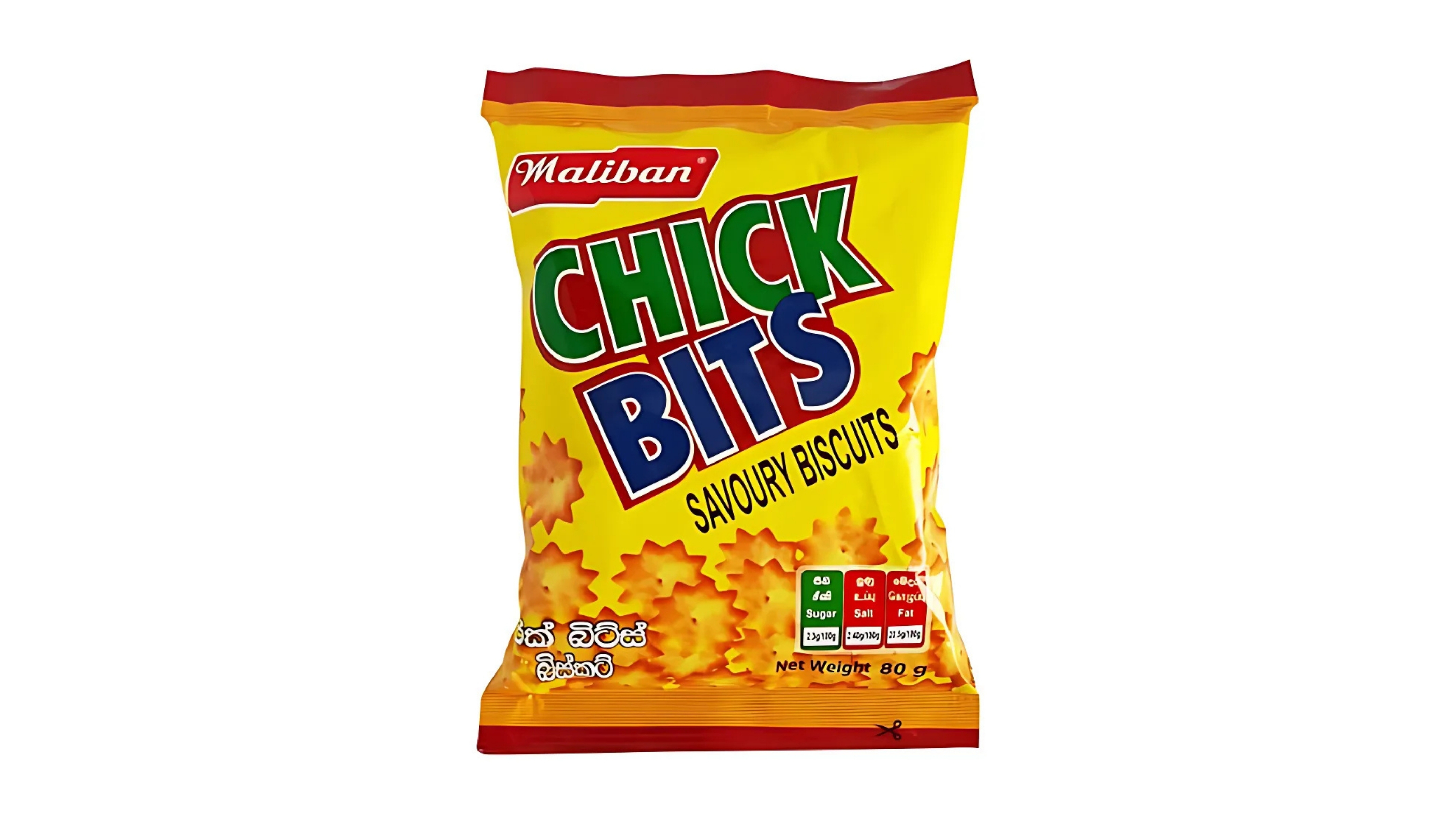 MALIBAN CHICK BITS BISCUITS 80G