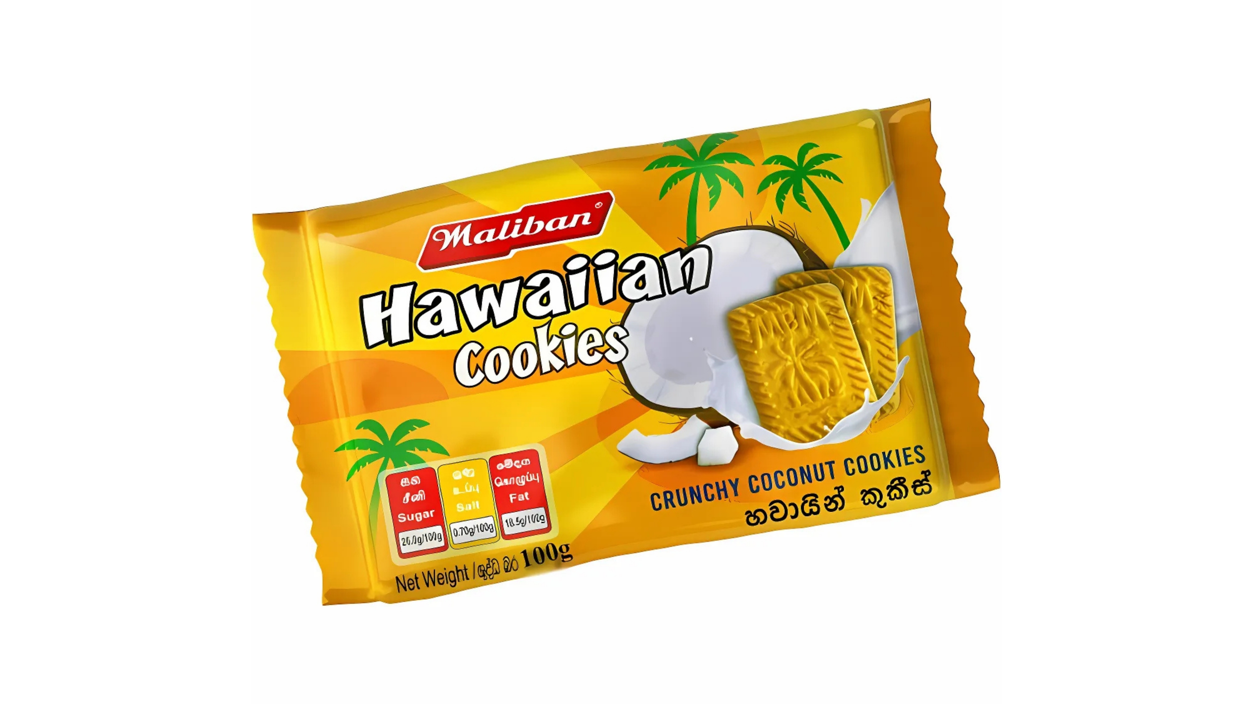 MALIBAN HAWAIIAN COOKIES 100G