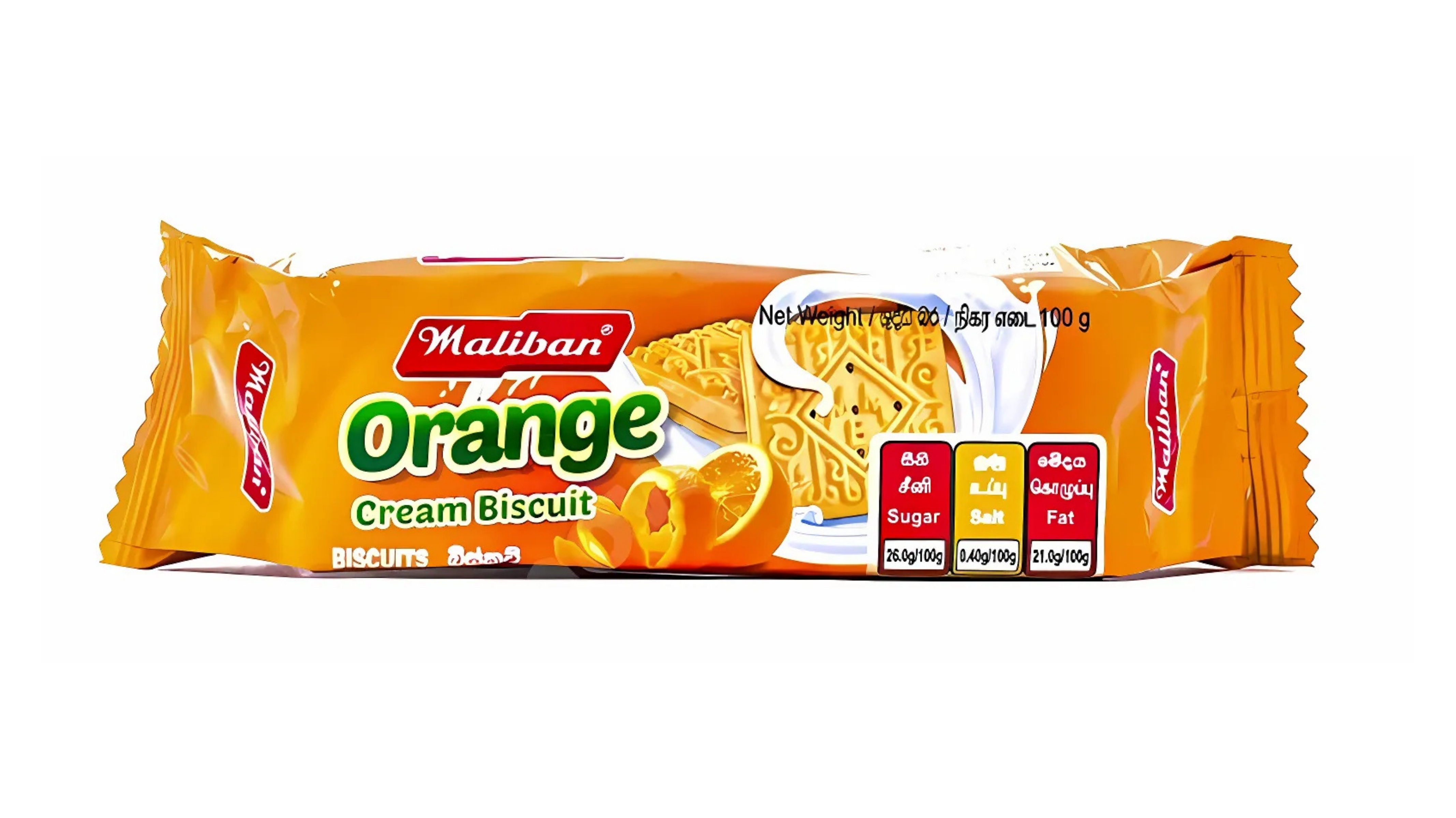 MALIBAN ORANGE CREAM 100G