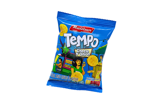 MALIBAN TAMPO CHEESE & ONION FLAVOUR SAVOURY BISCUITS 25G
