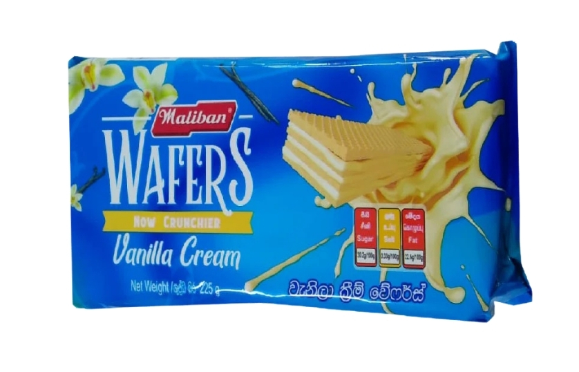 MALIBAN VANILLA WAFERS 225G