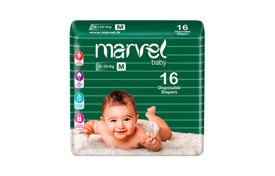 MARVEL BABY DIAPERS 16 M