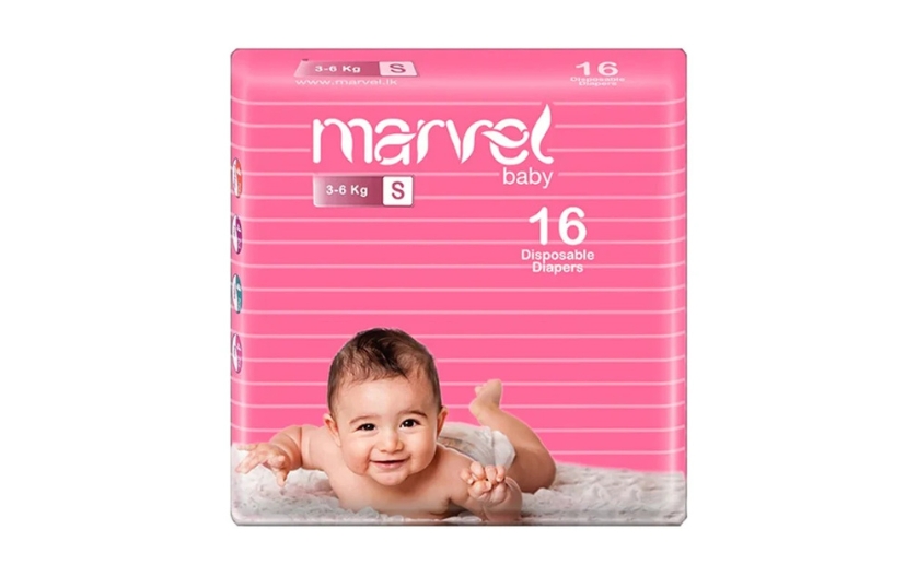 MARVEL BABY DIAPERS 16 S