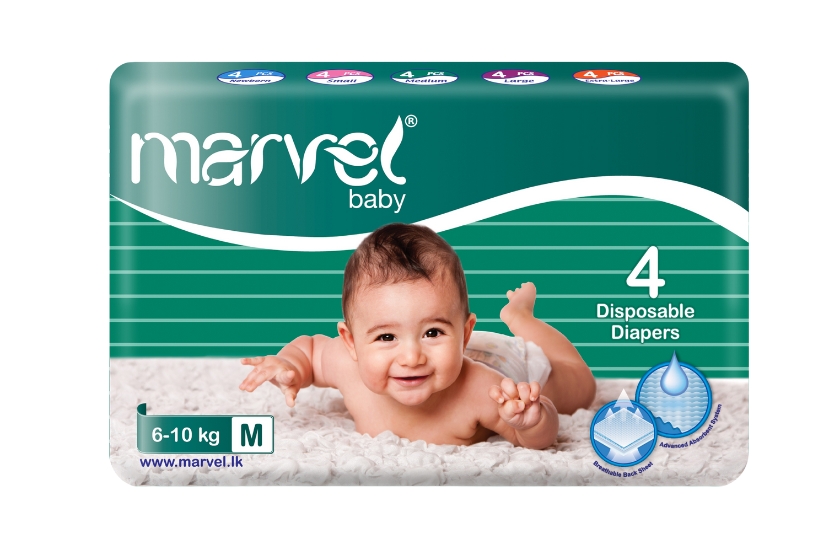 MARVEL BABY DIAPERS 4 MEDIUM