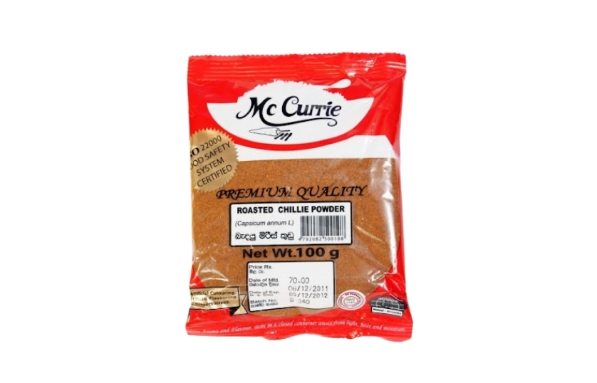 MC CURRIE ROASTED CHILLIE POWDER 100G