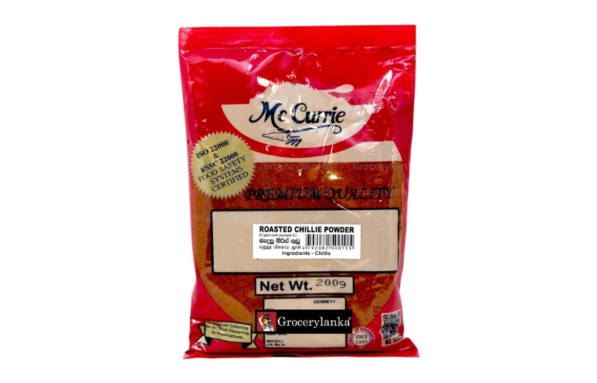MC CURRIE UNOASTED CHILLIE POWDER 200G