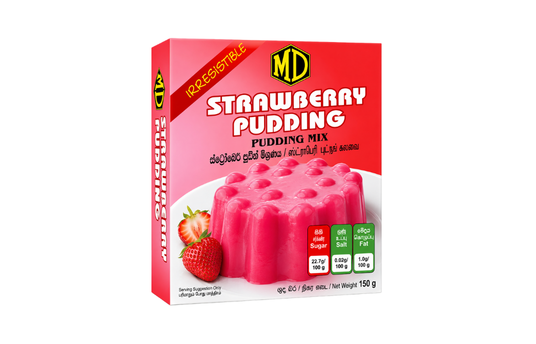MD STRAWBERRY PUDDING MIX 150G