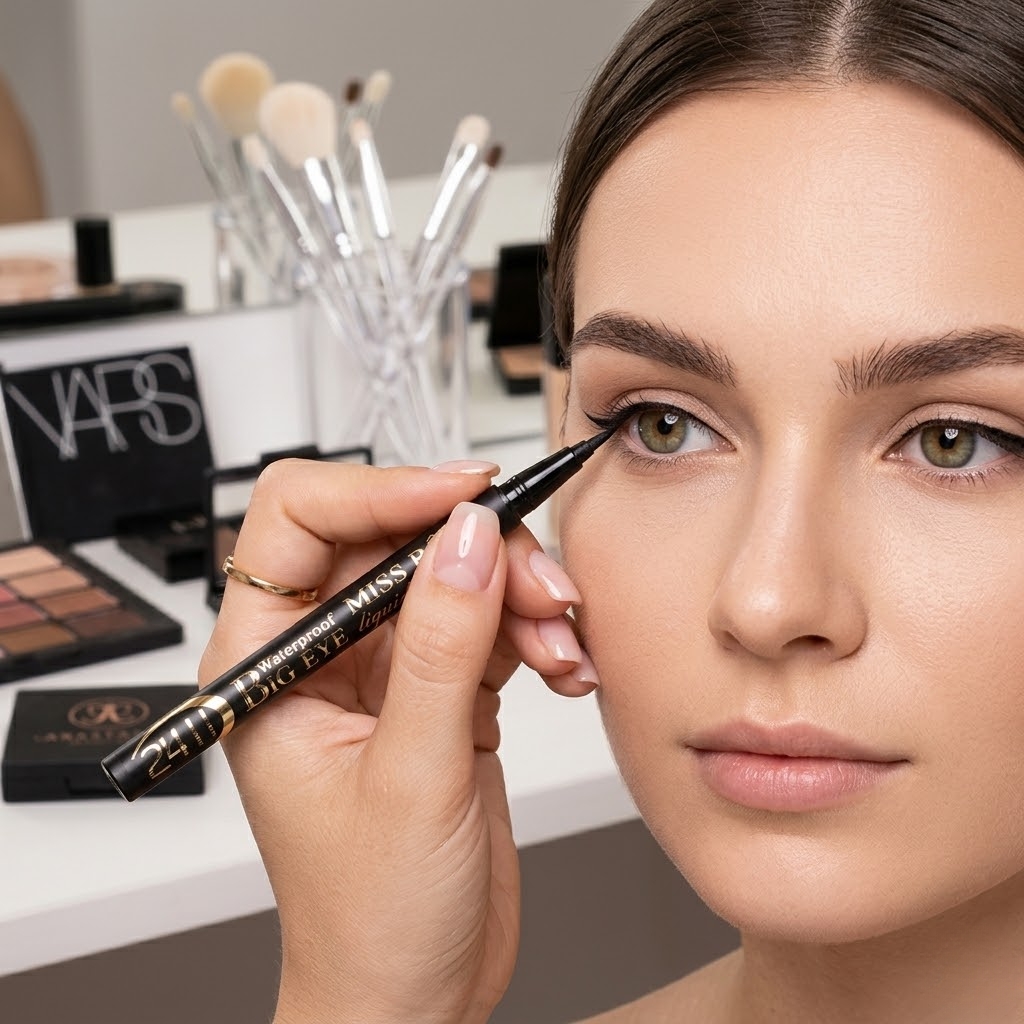 MISS ROSE WATER PROOF LIQUID EYE LINER