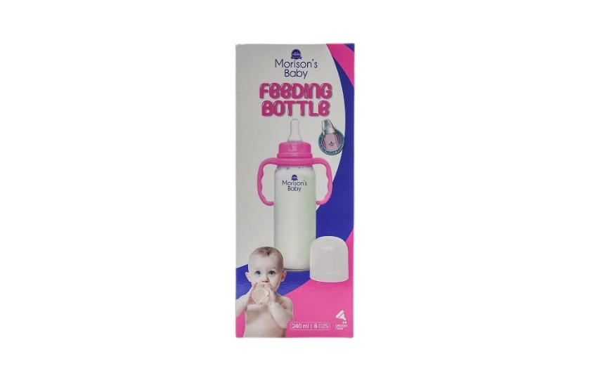 MORISON BABY FEEDING BOTTLE 240ML PINK