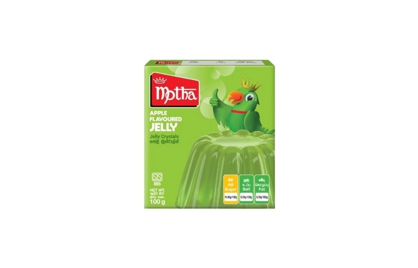 MOTHA APPLE FLAVOURED JELLY 100G
