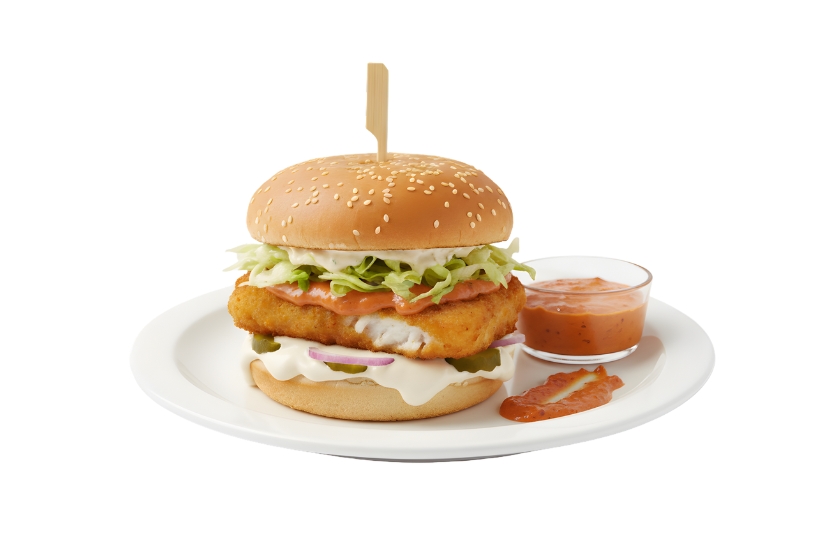 MR DEAL FISH PATTIE BURGER
