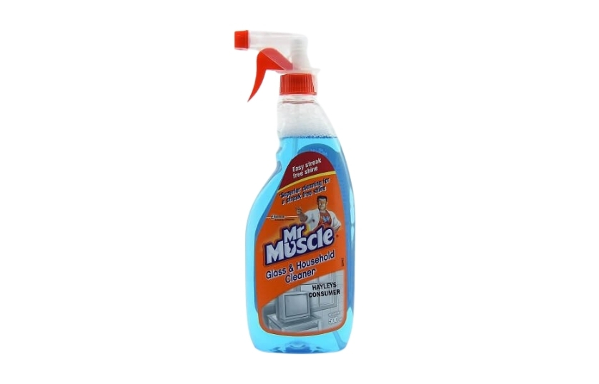 MR MUSCLE GLASS & HOUSEHOLD CLEANER 500ML