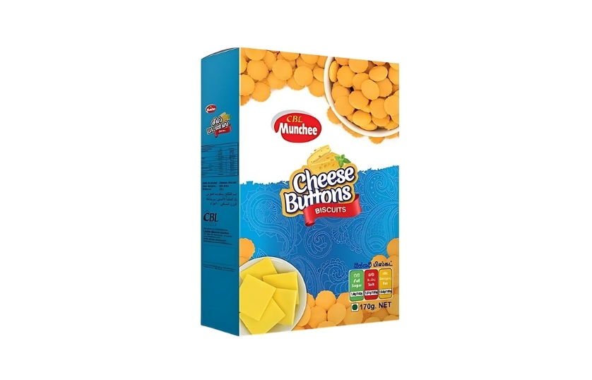 MUNCHEE CHEESE BUTTONS BISCUITS 170G